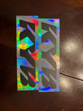 Holographic KYB fork sticker